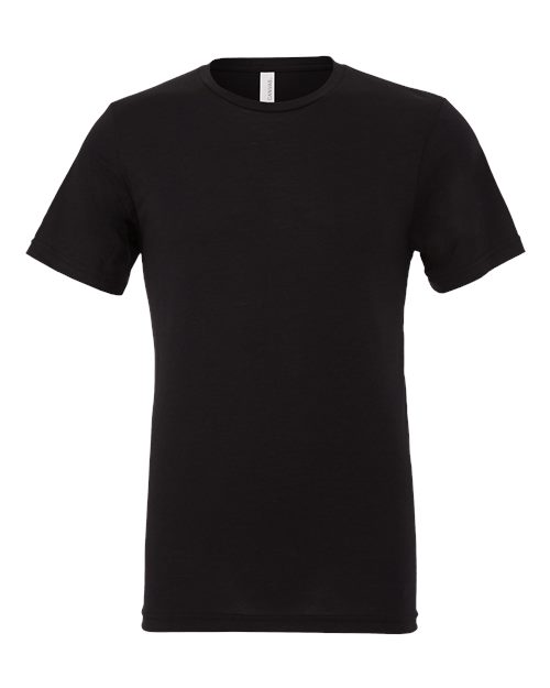 BELLA + CANVAS 3413, Triblend Tee, Solid Black Triblend