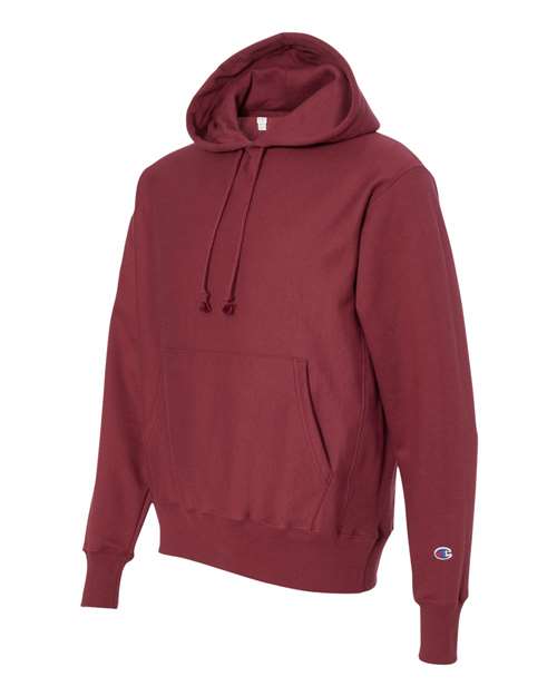 Champion S101, Unisex Reverse Weave Hooded Sweatshirt, Cardinal