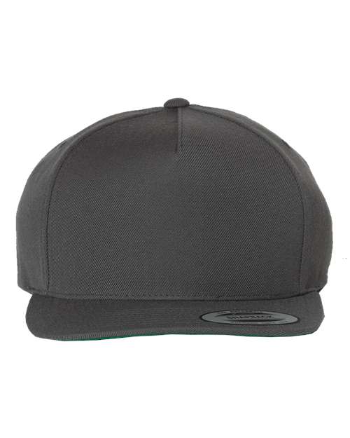 YP Classics 5089M, Premium Five-panel Snapback Cap, Dark Grey