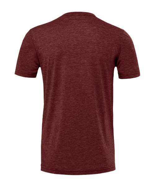 BELLA + CANVAS 3413, Triblend Tee, Cardinal Triblend