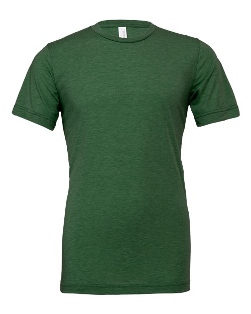 BELLA + CANVAS 3413, Triblend Tee, Grass Green Triblend