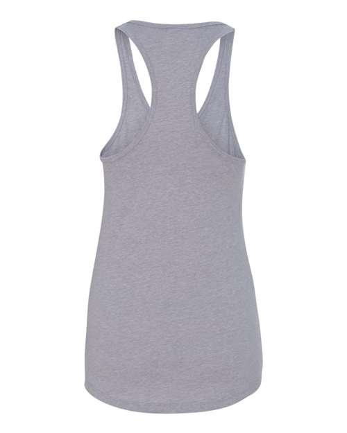 Next Level 1533, Women's Ideal Racerback Tank, Heather Grey
