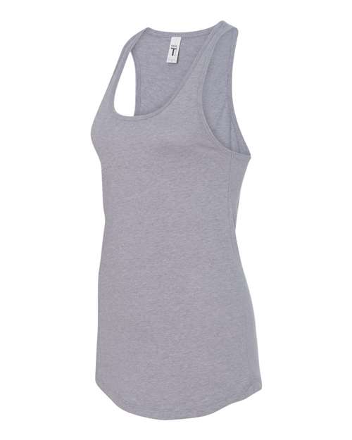 Next Level 1533, Women's Ideal Racerback Tank, Heather Grey