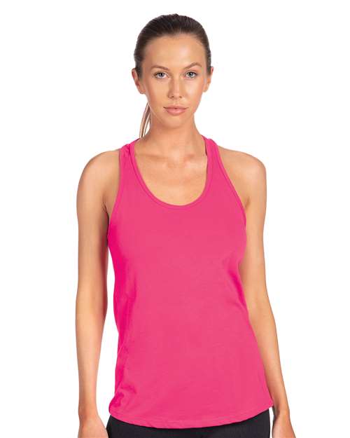 Next Level 1533, Women's Ideal Racerback Tank, Raspberry