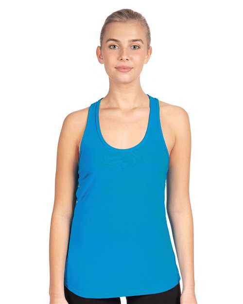 Next Level 1533, Women's Ideal Racerback Tank, Turquoise