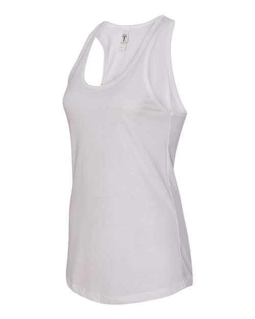 Next Level 1533, Women's Ideal Racerback Tank, White