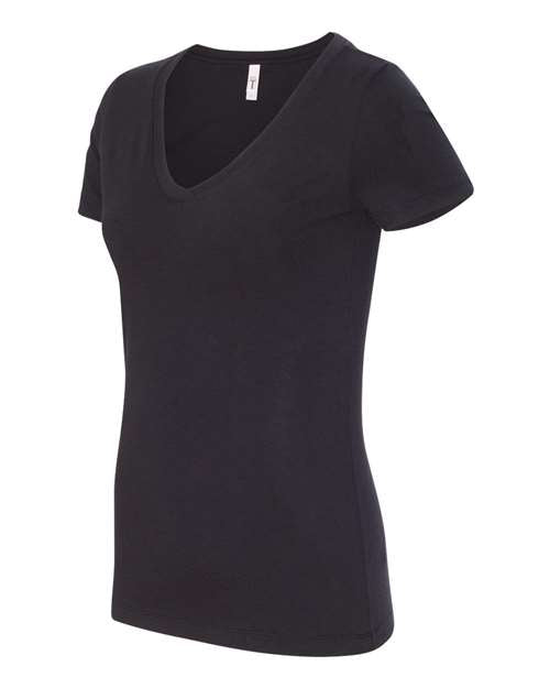 Next Level 1540, Women's Ideal V-neck Tee, Black