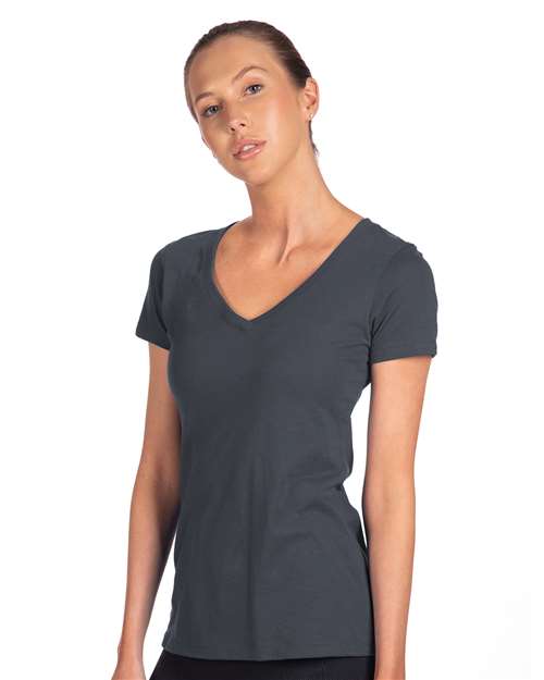 Next Level 1540, Women's Ideal V-neck Tee, Indigo