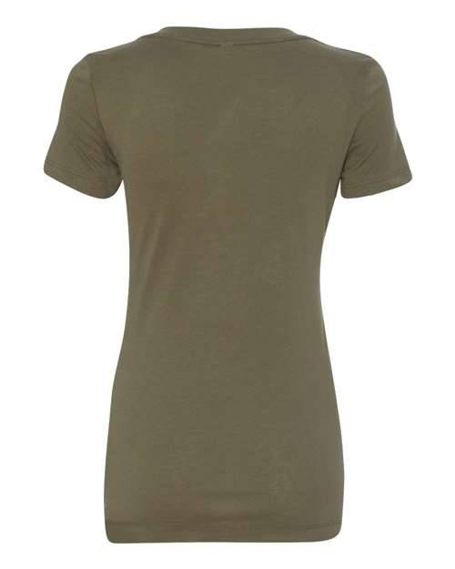 Next Level 1540, Women's Ideal V-neck Tee, Military Green