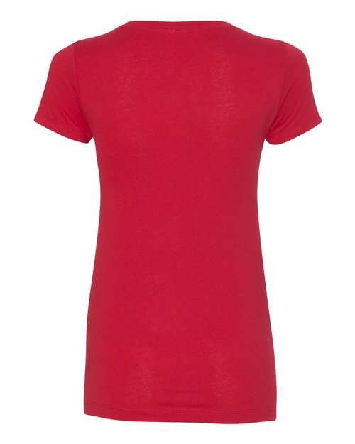 Next Level 1540, Women's Ideal V-neck Tee, Red