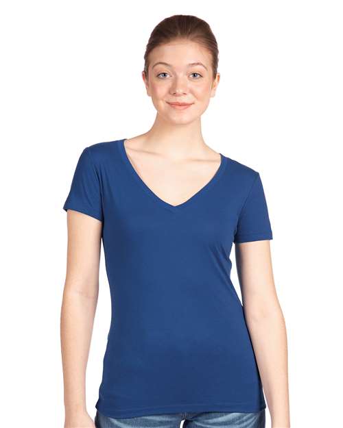 Next Level 1540, Women's Ideal V-neck Tee, Royal