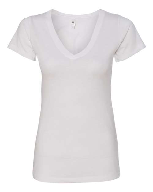 Next Level 1540, Women's Ideal V-neck Tee, White
