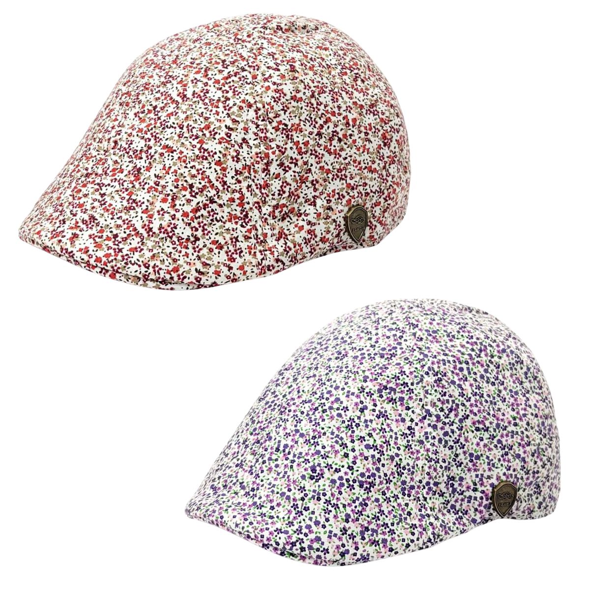 Fashion Ivy - PMV730, Flower pattern, Multi-Coloured, S/M & L/XL Fashion Hat