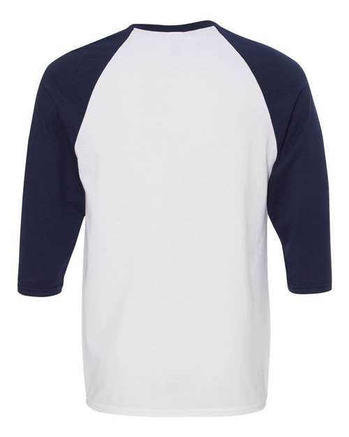 Gildan 5700 Unisex Heavy Cotton Raglan Three-Quarter Sleeve T-Shirt