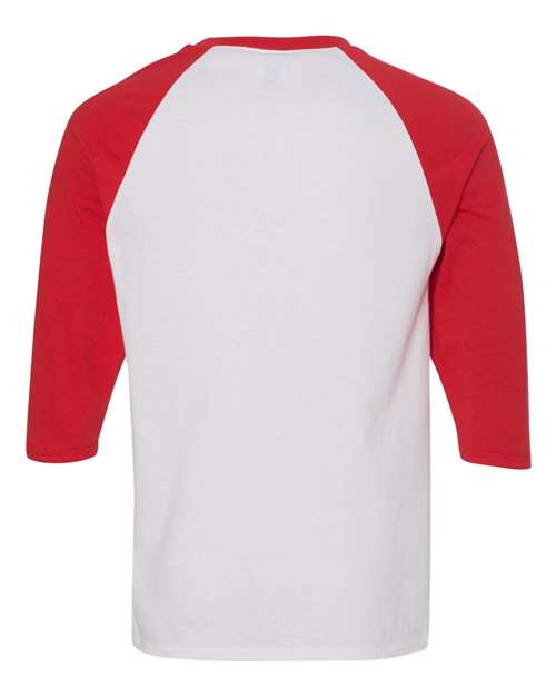 Gildan 5700 Unisex Heavy Cotton Raglan Three-Quarter Sleeve T-Shirt