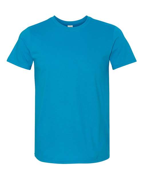 Softstyle Ring-Spun T-Shirt | Comfortable | Unisex - 64000 Sapphire casual comfortable cotton everyday wear Polyester printable ring-spun softstyle t-shirt T-Shirts - Core unisex