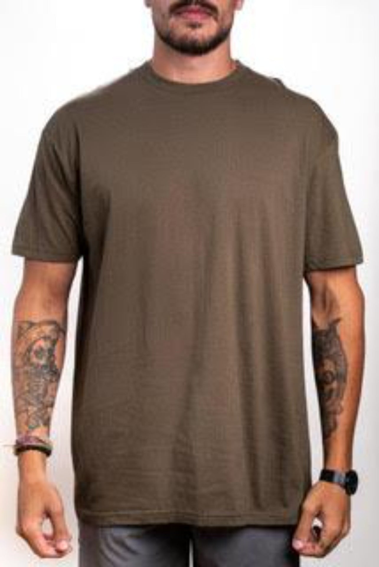 47151 - Men Premium Tees Army 47151 CLOSEOUT COTTON FITTED Lightweight MEN mens ON SALE OPTIMA Premium REGULAR tearaway TEES