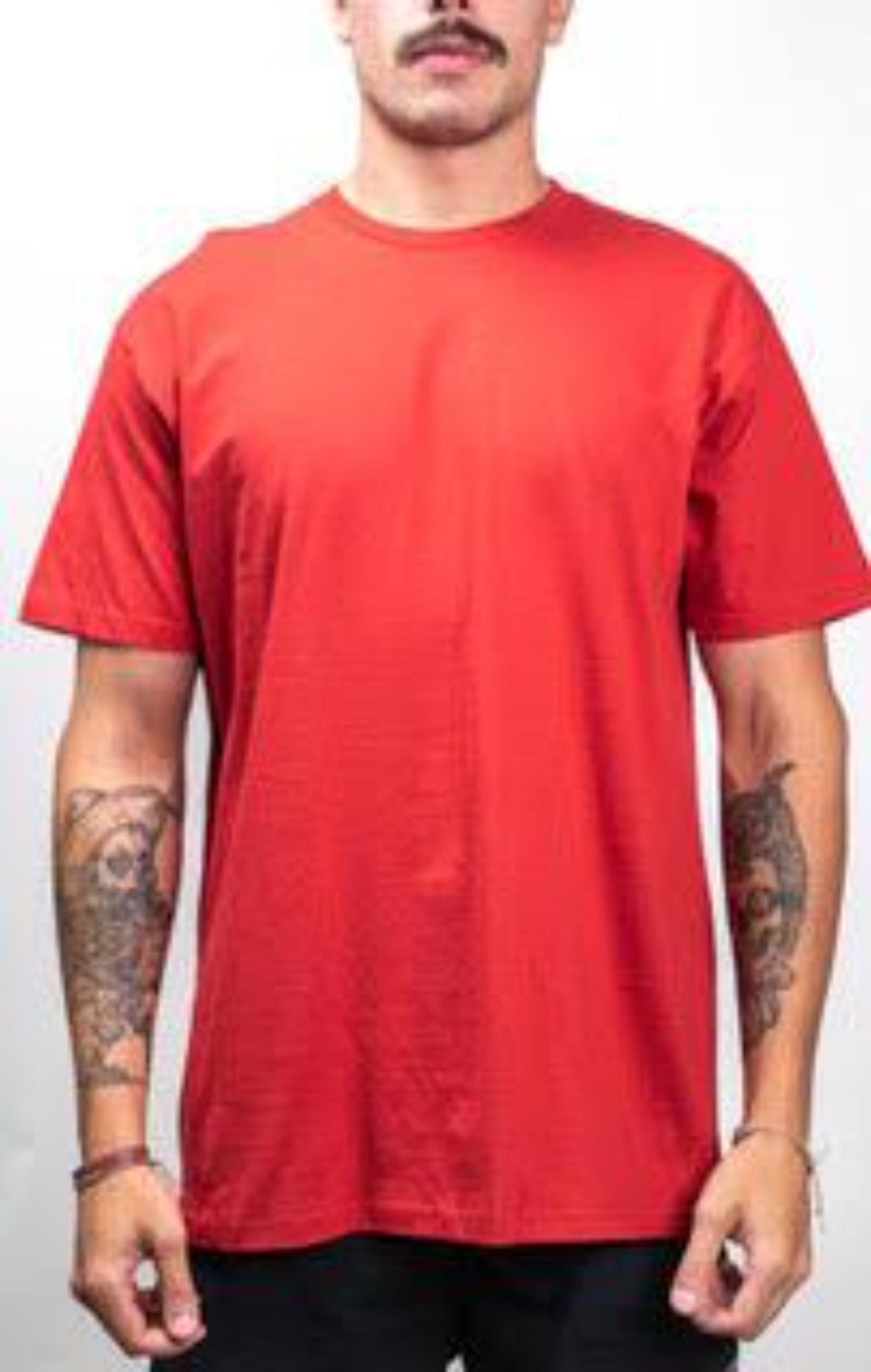 47151 - Men Premium Tees Dark Red 47151 CLOSEOUT COTTON FITTED Lightweight MEN mens ON SALE OPTIMA Premium REGULAR tearaway TEES