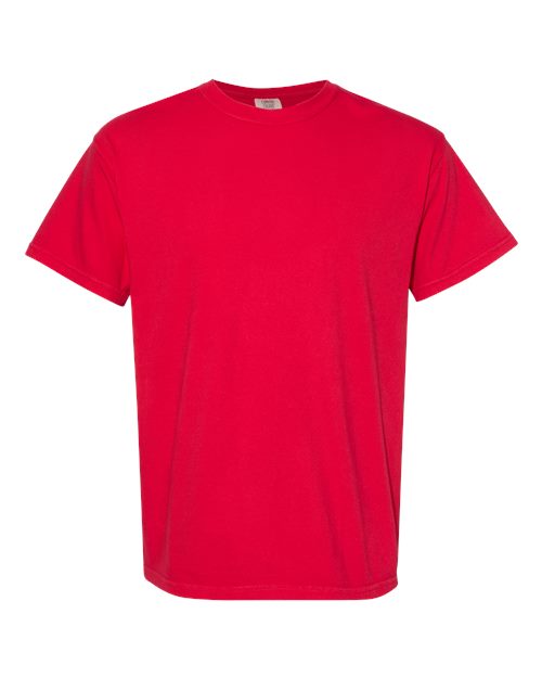 Unisex Garment-Dyed Heavyweight T-Shirt - Red -  - 1822