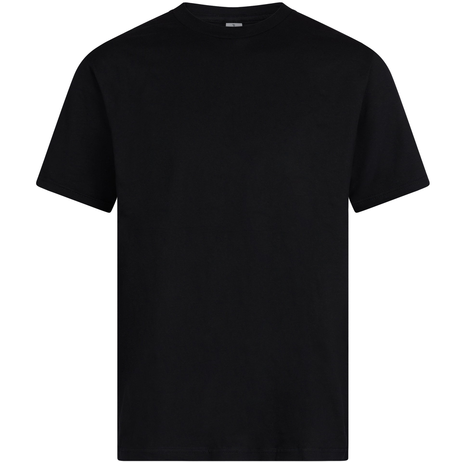 47287 - Men's Montage Tee Black COTTON FITTED Lightweight MEN OPTIMA REGULAR tearaway TEE tshirts