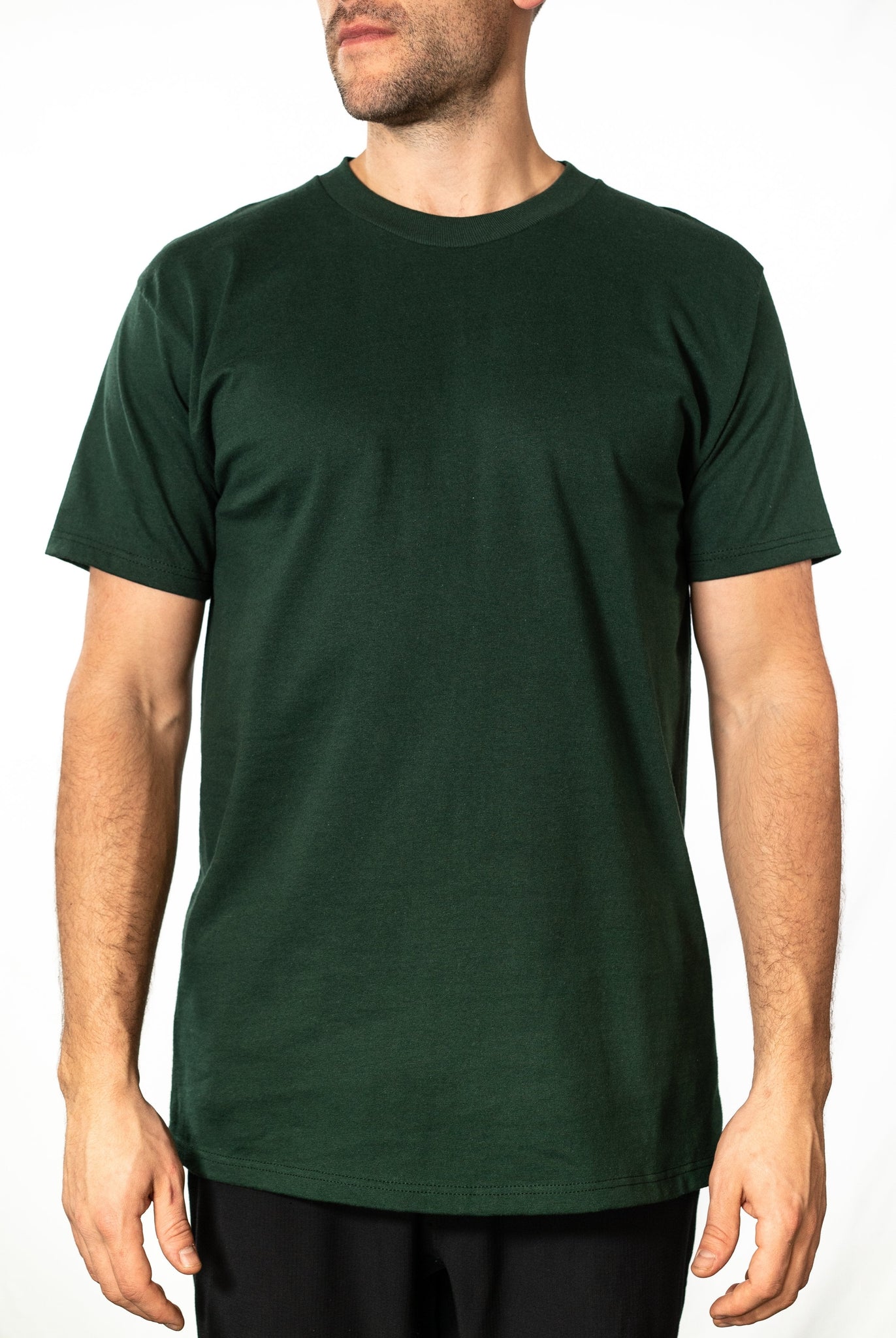 47364 Men's Logan Tee Forest Green Logan MEN TEE Men's OPTIMA RING SPUN ss Street t-shirt TEE TEES tshirt tshirts