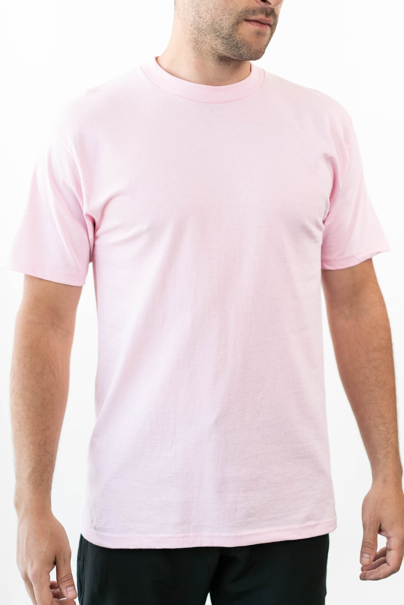 47364 Men’s Logan Tee - Pink / XS TEES