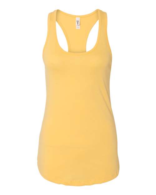 Next Level 1533, Women's Ideal Racerback Tank, Banana Cream