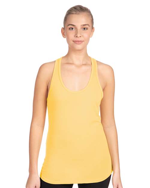 Next Level 1533, Women's Ideal Racerback Tank, Banana Cream