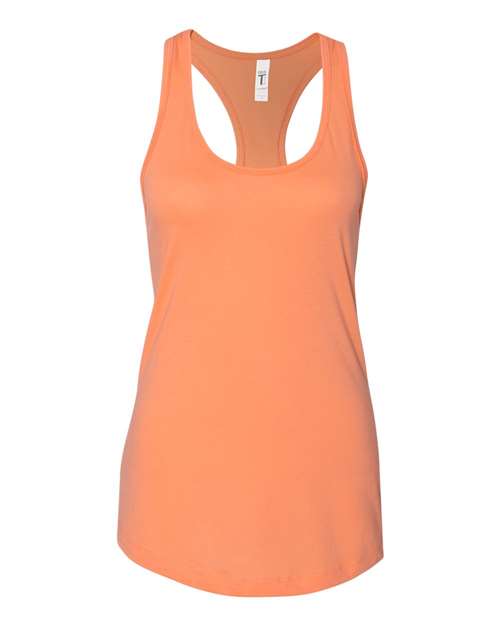 Next Level 1533, Women's Ideal Racerback Tank, Light Orange