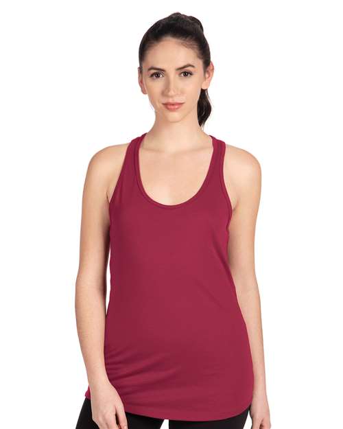 Next Level 1533, Women's Ideal Racerback Tank, Cardinal