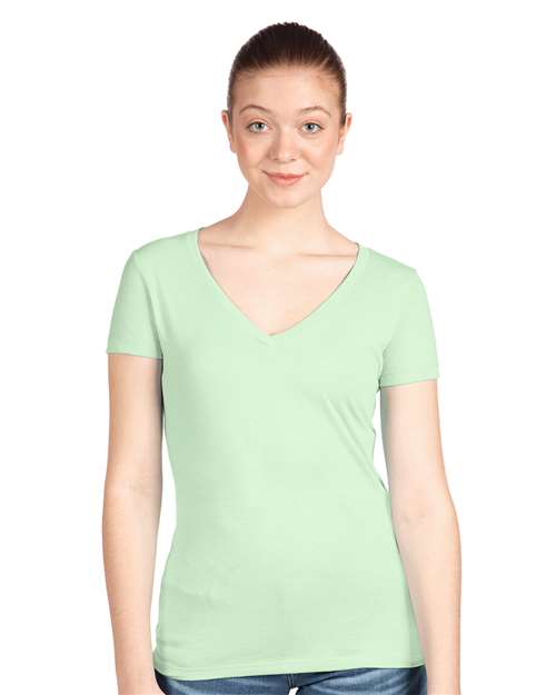 Next Level 1540, Women's Ideal V-neck Tee, Mint