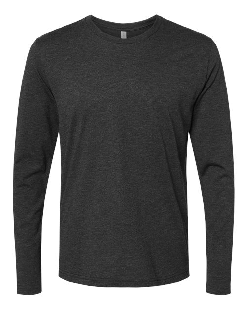 Next Level 6071, Unisex Triblend Long Sleeve Tee, Vintage Black