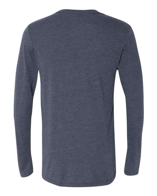 Next Level 6071, Unisex Triblend Long Sleeve Tee, Vintage Navy