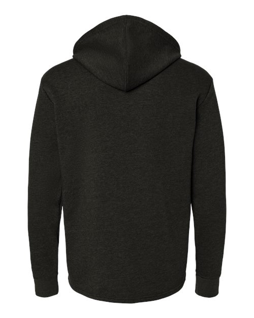 Next Level 9300, Unisex Malibu Welt Pocket Hoodie Sweatshirt, Heather Black