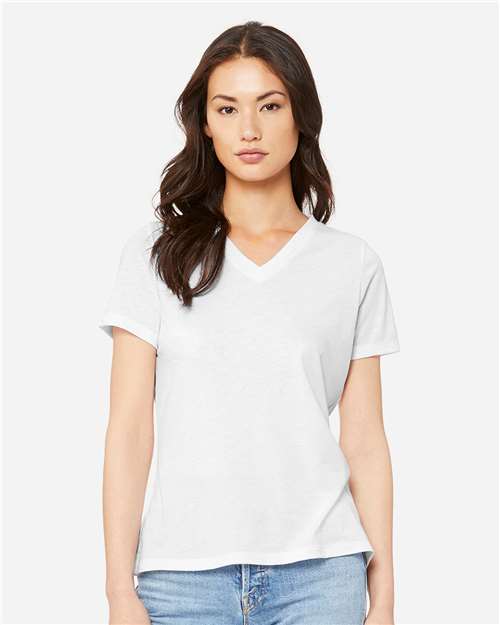 Women's Relaxed Triblend V-Neck Tee -  - 4196 - Toronto Screen Printing- Color
