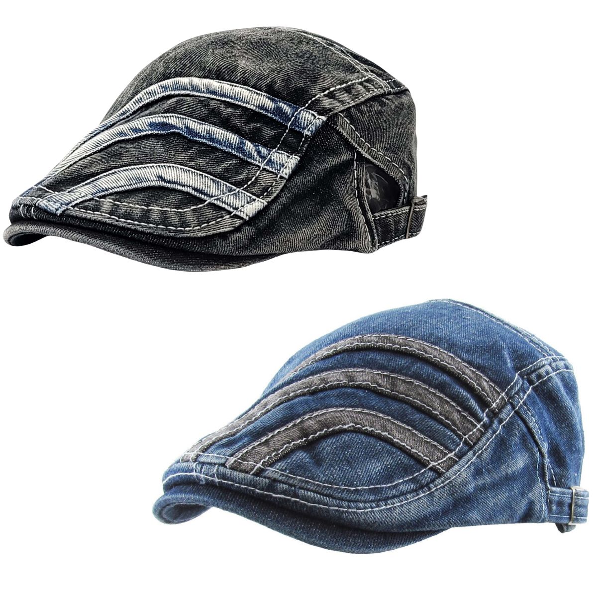 IVY Hat -K204, Denim, Multi-Coloured, Adjustable Fashion Hat