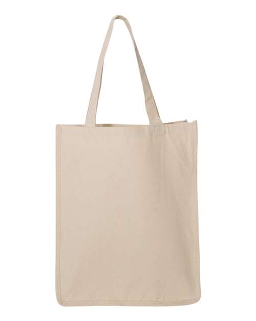 Q-Tees Q125400, 27l Jumbo Shopping Bag, Natural
