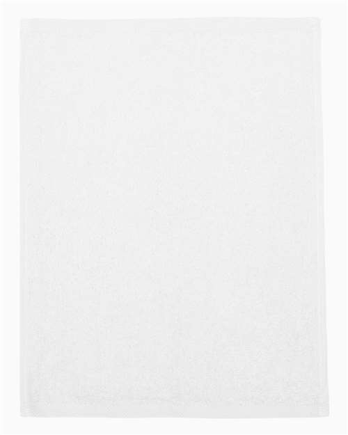 Q-Tees T600, Hemmed Fingertip Towel, White
