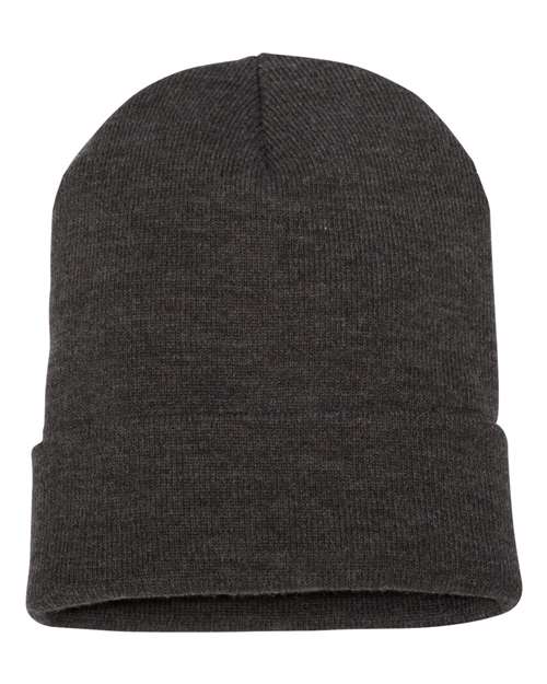 YP Classics 1501KC, Cuffed Beanie, Dark Grey