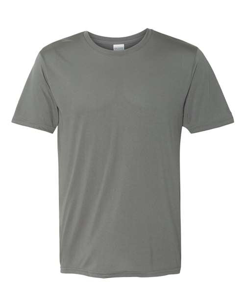 Performance® Core T-Shirt - - 4459 Charcoal 12160 4-4.9 oz 46000 Activewear Adult Antimicrobial Athletics Best Selling Brands Crewneck Fitness and Wellness Gildan Light (Under 5 oz) Mens & Unisex Moisture-Management No Visible Logos Performance Polyester Polyester - 100% Polyester - Over 50% Self Collar Short Sleeves Side Seams Snag Resistant T-Shirts T-Shirts - Premium Tear Away Tops Unisex