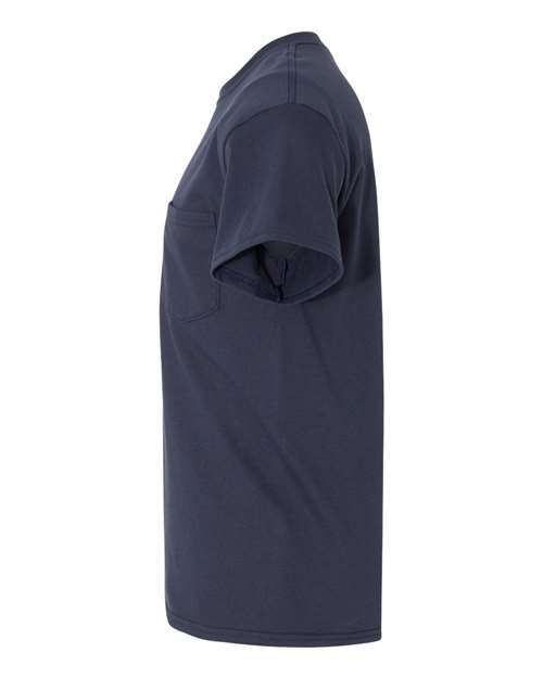 Gildan 5300, Unisex Heavy Cotton Pocket T-shirt, Navy