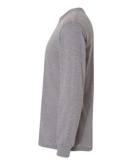 Gildan 8400, Unisex Dryblend 50/50 Long Sleeve T-shirt, Graphite Heather