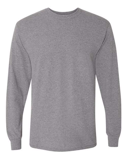 Gildan 8400, Unisex Dryblend 50/50 Long Sleeve T-shirt, Graphite Heather
