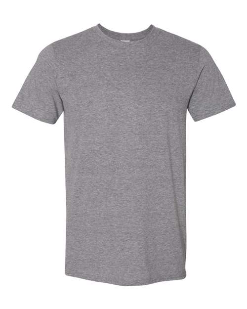 Softstyle Ring-Spun T-Shirt | Comfortable | Unisex - 64000 Graphite Heather casual comfortable cotton everyday wear Polyester printable ring-spun softstyle t-shirt T-Shirts - Core unisex