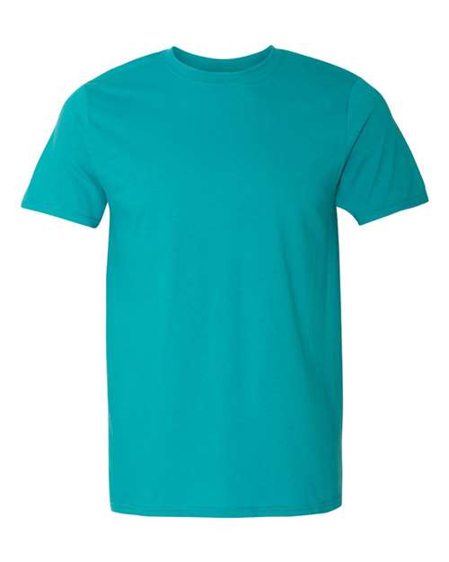 Softstyle Ring-Spun T-Shirt | Comfortable | Unisex - 64000 Jade Dome casual comfortable cotton everyday wear Polyester printable ring-spun softstyle t-shirt T-Shirts - Core unisex
