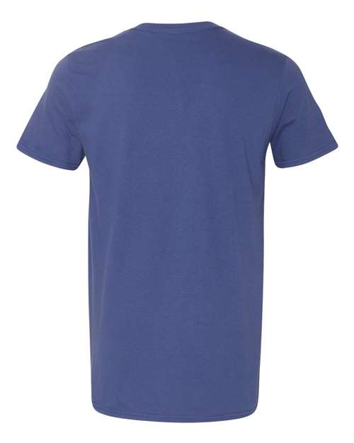 Gildan 64000, Unisex Softstyle T-shirt, Metro Blue