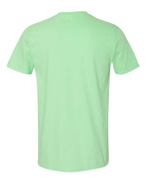 Gildan 64000, Unisex Softstyle T-shirt, Mint Green