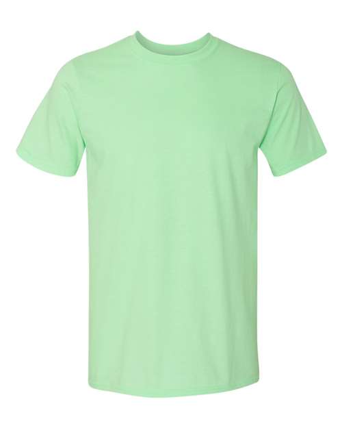 Gildan 64000, Unisex Softstyle T-shirt, Mint Green