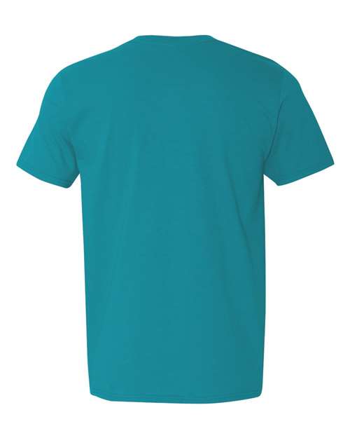 Gildan 64000, Unisex Softstyle T-shirt, Tropical Blue