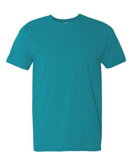 Softstyle Ring-Spun T-Shirt | Comfortable | Unisex - 64000 Tropical Blue casual comfortable cotton everyday wear Polyester printable ring-spun softstyle t-shirt T-Shirts - Core unisex